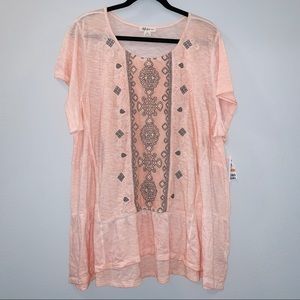Style & Co Plus Size Bohemian Tee Shirt